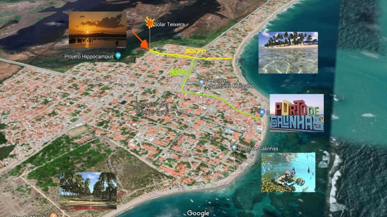 Solar Teixeira Flats Hotell Pôrto das Galinhas Eksteriør bilde